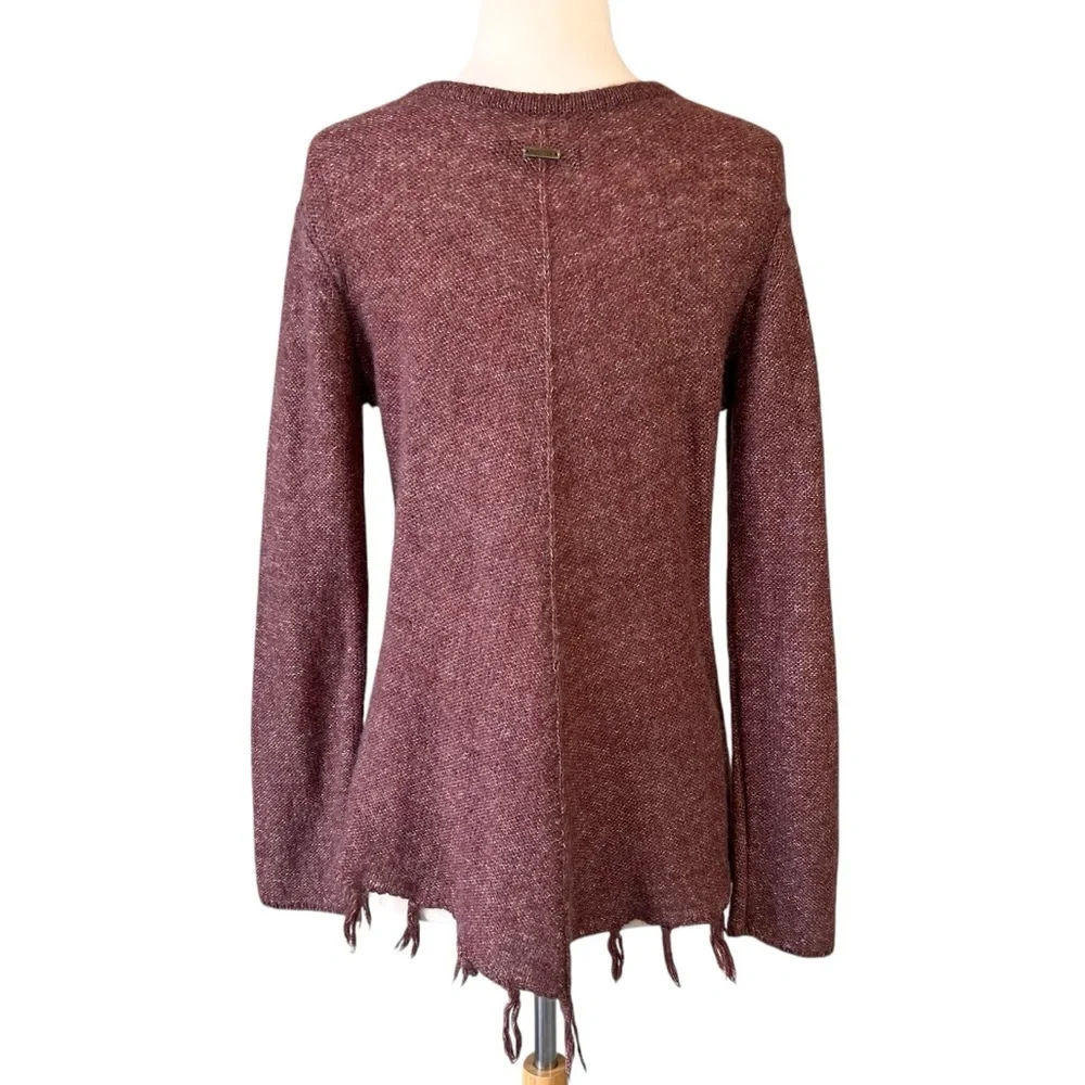 Prana Shelby poncho fringed sweater